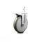 Service Caster 6 Inch Gray Poly Wheel Swivel 3/4 Inch Square Stem Caster with Total Lock Brake SCC-SQTTL20S614-PPUB-GRY-34 - alternate 1